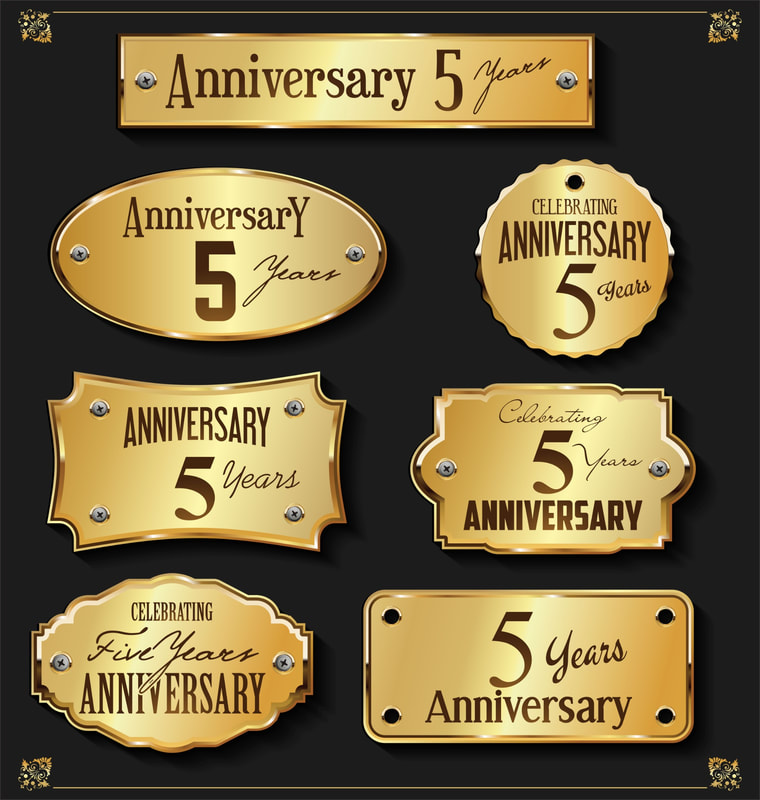 Milestone Anniversary Badges